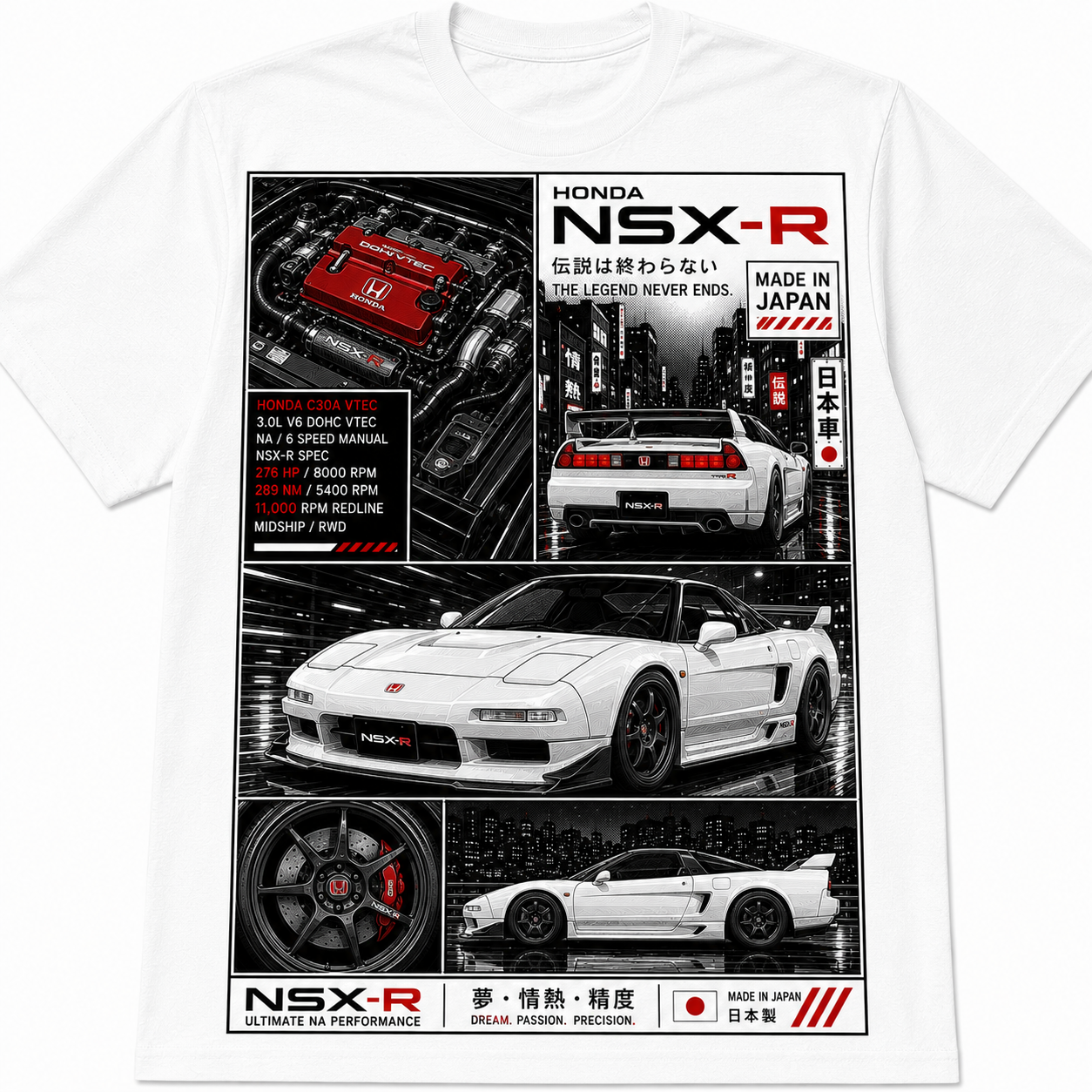 NSX-R T-SHIRT | Issue #001 - TOKYO NIGHTS