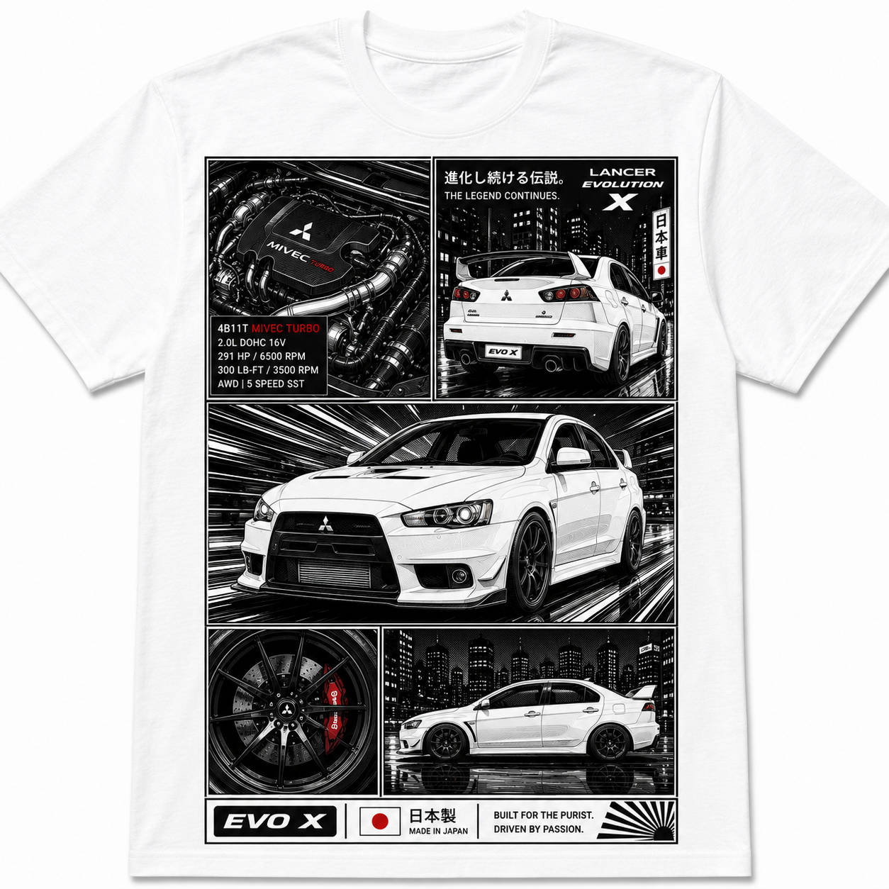 EVOX T-SHIRT | Issue #001 - TOKYO NIGHTS
