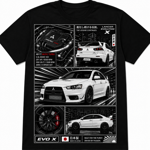 EVOX T-SHIRT | Issue #001 - TOKYO NIGHTS