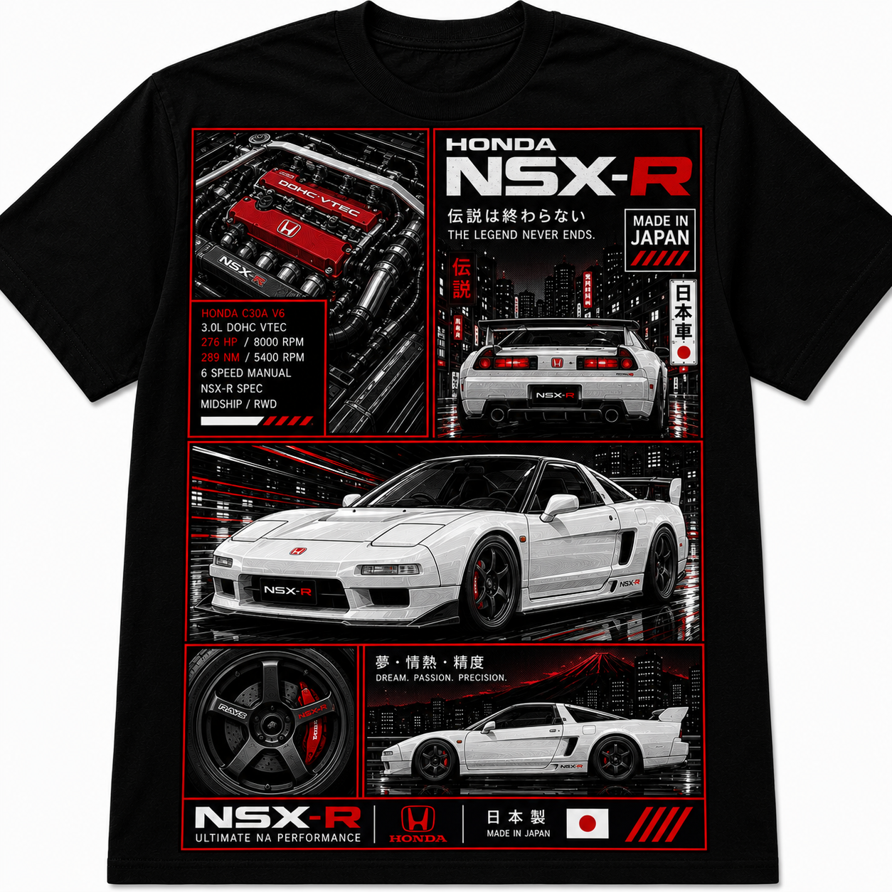 NSX-R T-SHIRT | Issue #001 - TOKYO NIGHTS