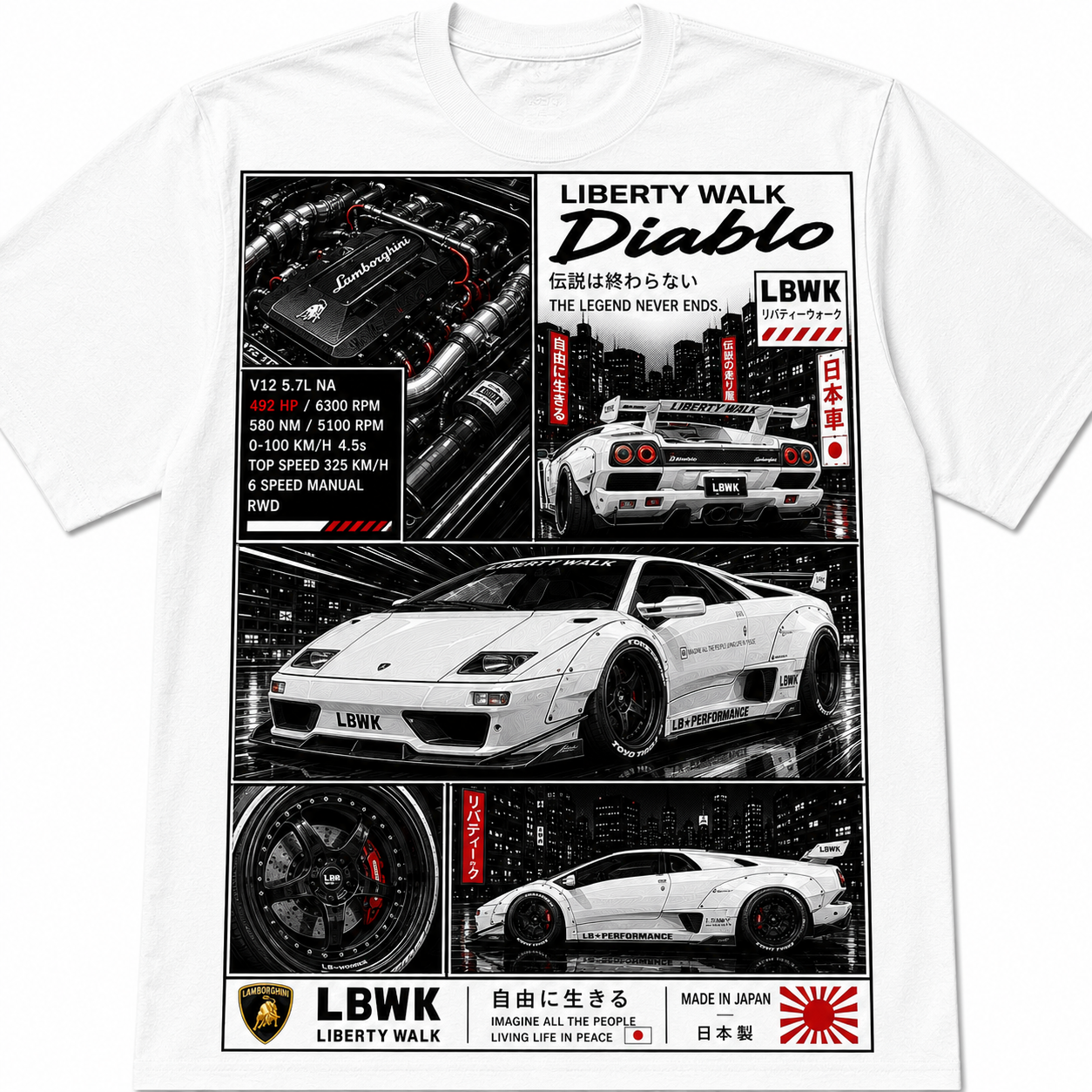 LBWK DIABLO T-SHIRT | Issue #001 - TOKYO NIGHTS