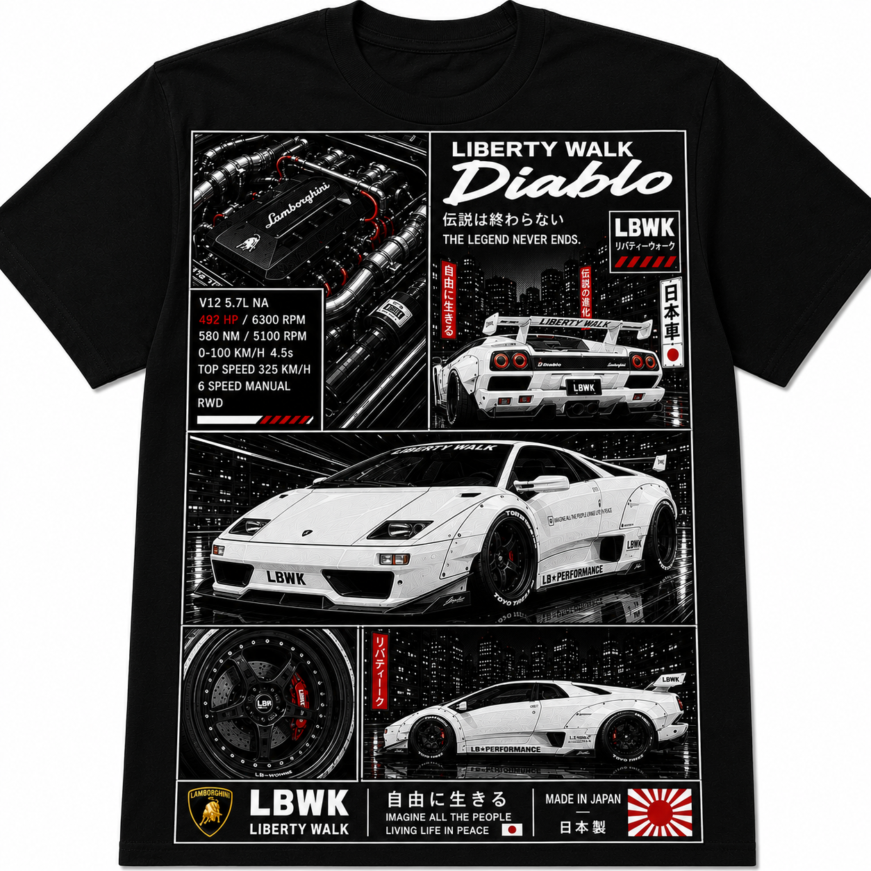 LBWK DIABLO T-SHIRT | Issue #001 - TOKYO NIGHTS